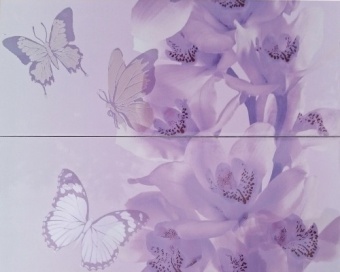 Панно STG/B363/1/2/7000 Орхидея фиолет. 40*50 (цена за 2 шт.)